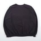 Carhartt Oversized Crew Neck Sweatshirt with V-Neck, XL, Black, Cotton