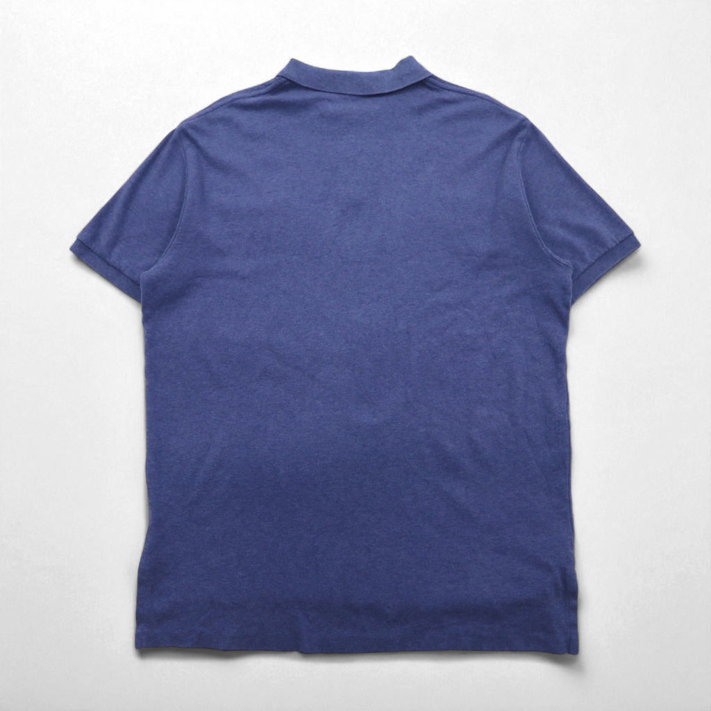 Polo by Ralph Lauren 90s Polo Shirt L Navy Cotton Small Pony Embroidery