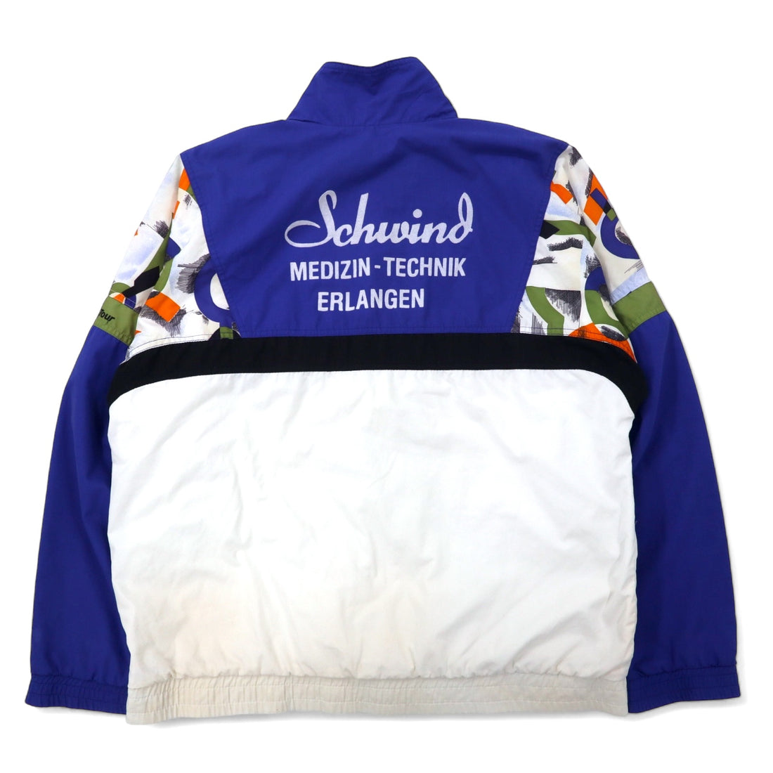 adidas 90s Nylon Jacket Track Jacket Jersey XL Blue White Polyester Silver Tag ATP TOUR
