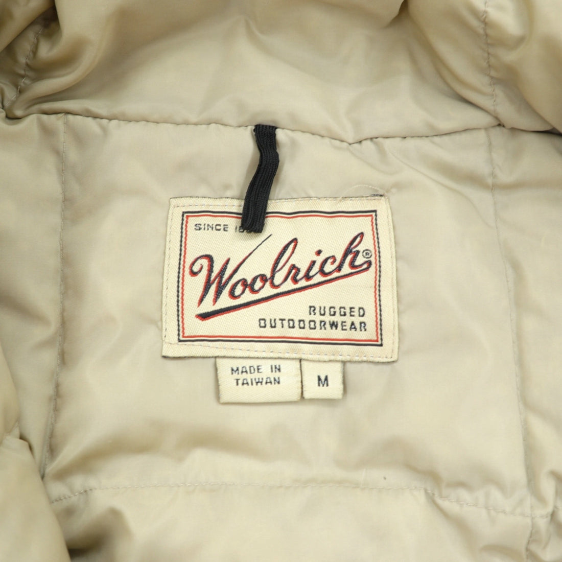 Woolrich 90s Arctic Parka Down Jacket, Medium, Beige, 60/40 Cross, Double Zip
