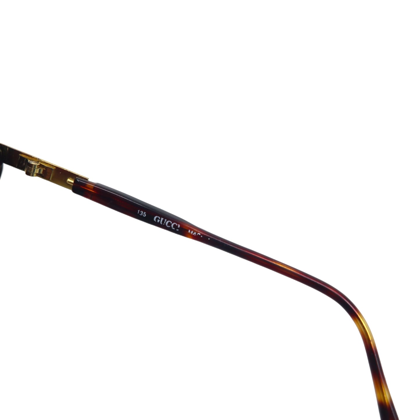 GUCCI サングラス フォックス ブラウン ベッコウ プラスチック オールド GGロゴ