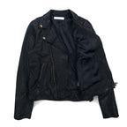 UNITED ARROWS ゴートスキン ダブル ライダースジャケット レザージャケット S ブラック 山羊革 1525-136-2584