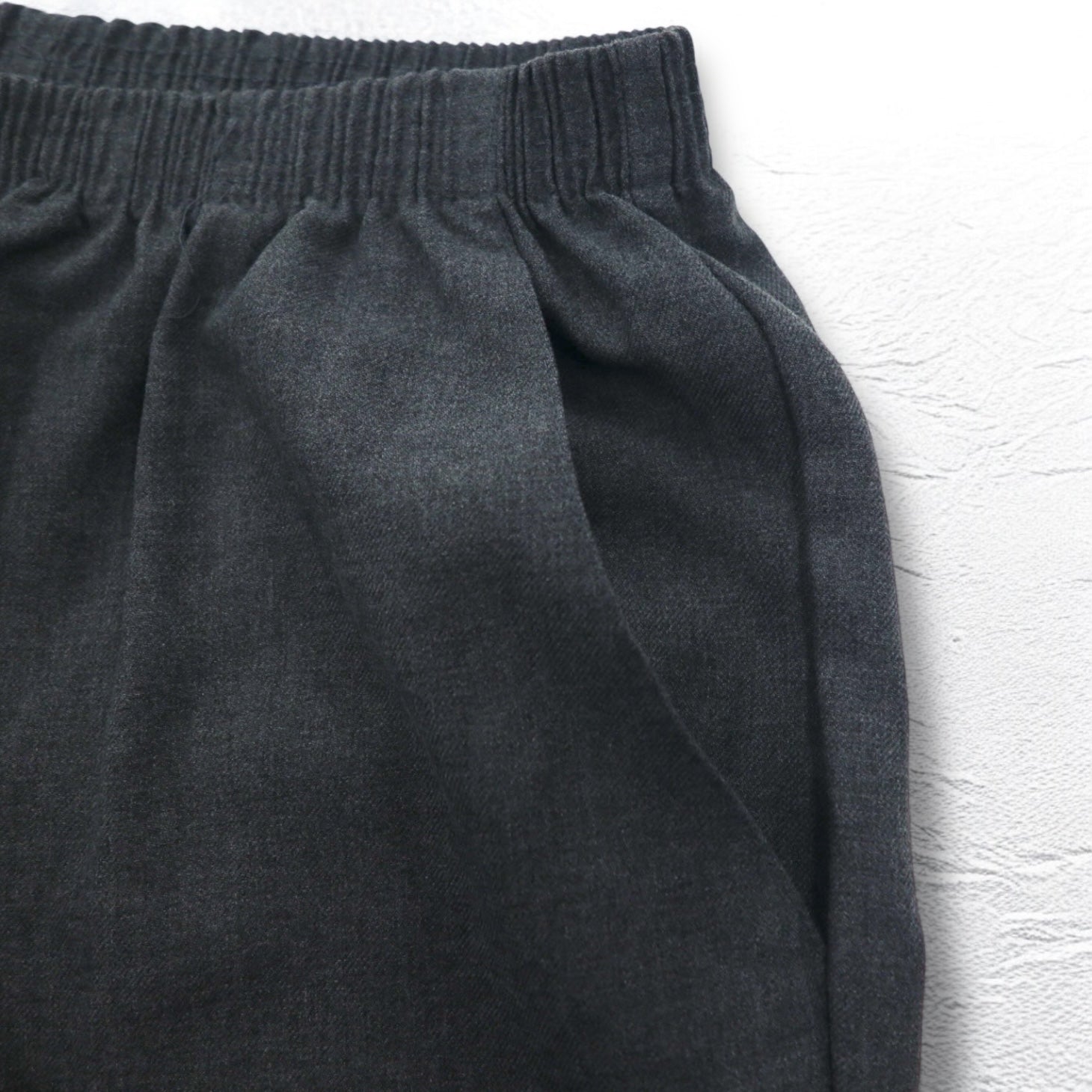 BRIGGS 90年代 USA製 シェフパンツ イージーパンツ L グレー ポリエステル