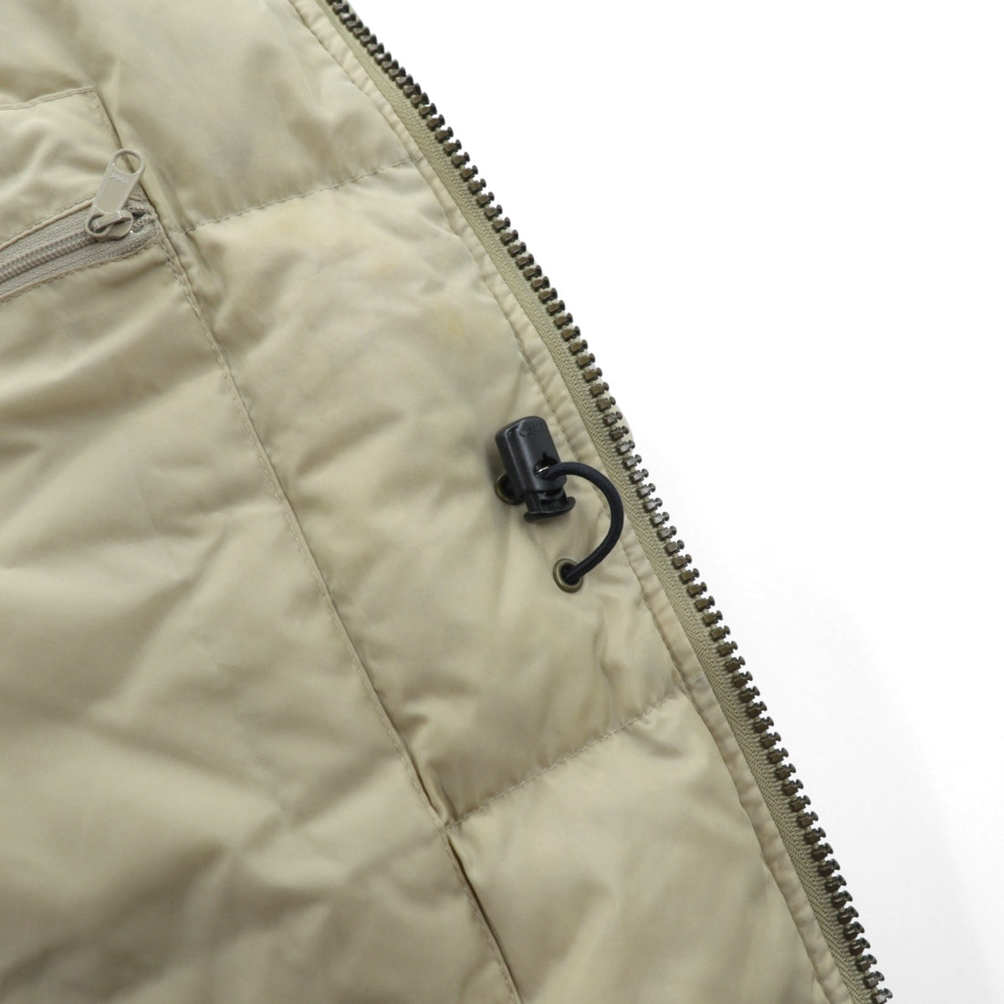 Woolrich 90s Arctic Parka Down Jacket, Medium, Beige, 60/40 Cross, Double Zip