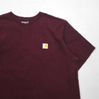 carhartt ルーズフィット LOOSE FIT ポケット Tシャツ XL ボルドー コットン ホンジュラス製