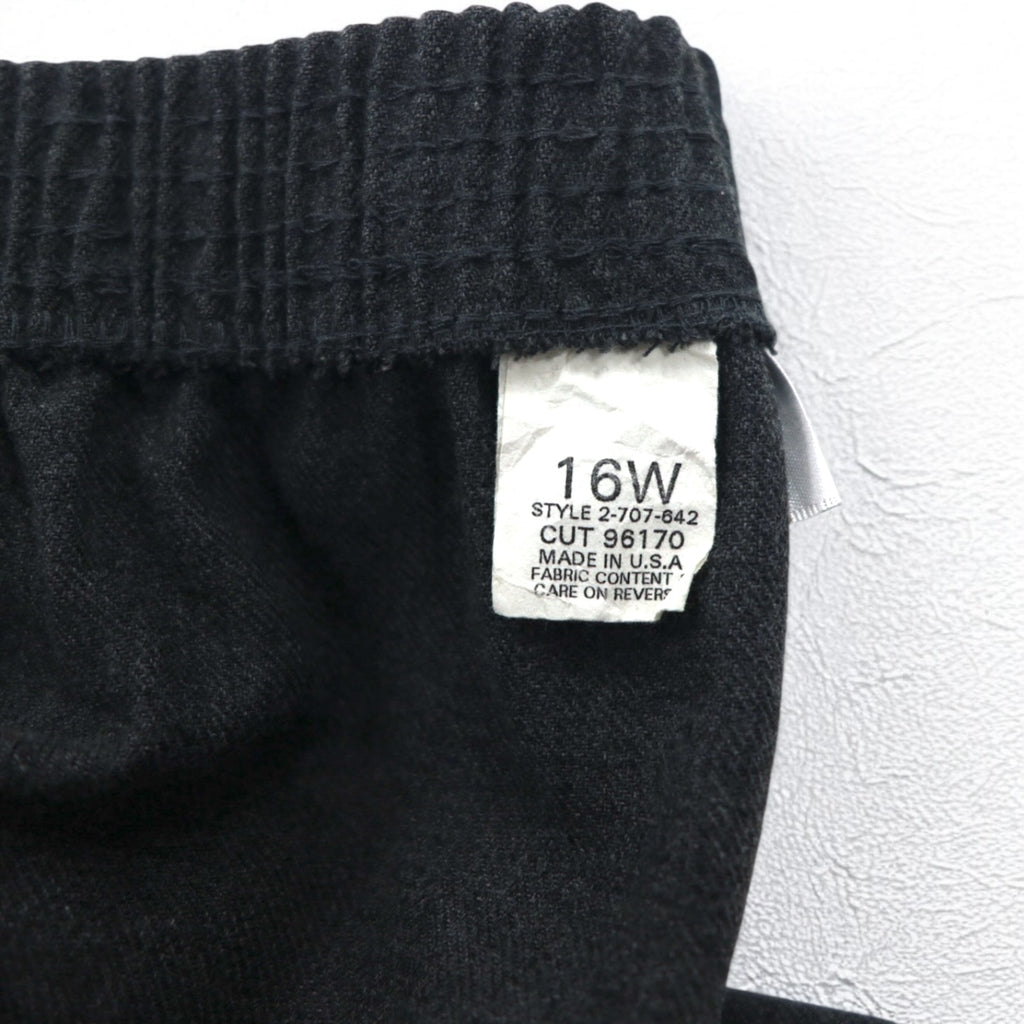 BRIGGS 90年代 USA製 シェフパンツ イージーパンツ L グレー ポリエステル