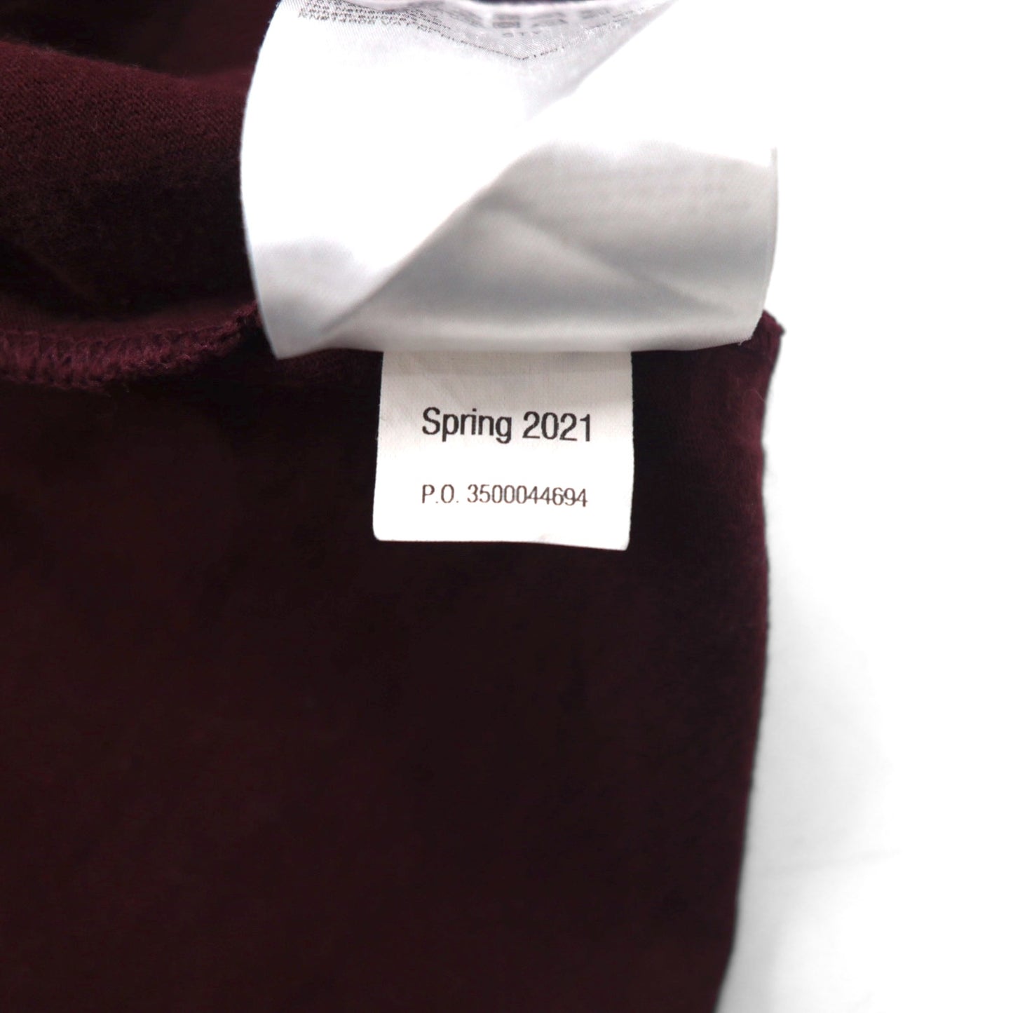 carhartt loose fit pocket t-shirt XL burgundy cotton made in honduras