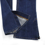 JieDa スリット デニムパンツ SLIT DENIM PANTS フレア ジーンズ S インディゴ ブーツカット Jie-20S-PT03 日本製