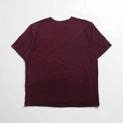 carhartt loose fit pocket t-shirt XL burgundy cotton made in honduras