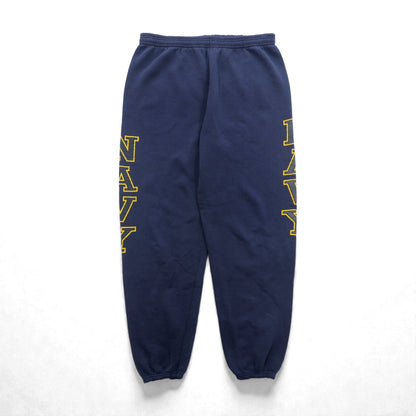 US NAVY Vintage Sweatpants SOFFE 米軍 スウェットパンツ L ネイビー コットン USA製