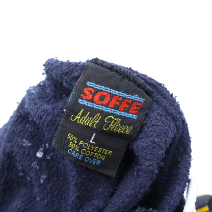 US NAVY Vintage Sweatpants SOFFE 米軍 スウェットパンツ L ネイビー コットン USA製