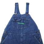 KEY 90s Denim Overalls Size 40 Blue Cotton Made in Mexico