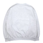 Made in USA 90s NUTMEG Football Print Sweatshirt L Grey Cotton WISCONSIN ROSE BOWL