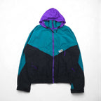 SIERRA DESIGNS 90s Made in Canada Nylon Mountain Parka, Size L, Waterproof, with Stowable Hood