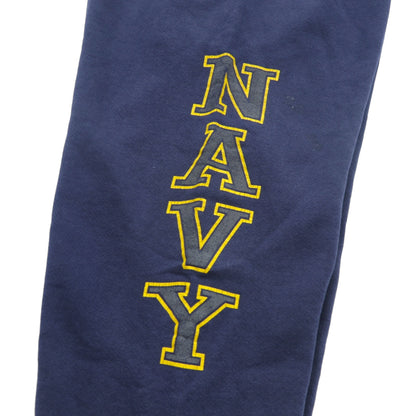 US NAVY Vintage Sweatpants SOFFE 米軍 スウェットパンツ L ネイビー コットン USA製