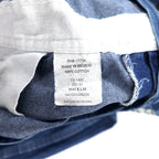 KEY 90s Denim Overalls Size 40 Blue Cotton Made in Mexico