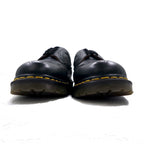 Dr.Martens イエローステッチ ブローグ シューズ 26cm ブラック レザー ウィングチップ 3989