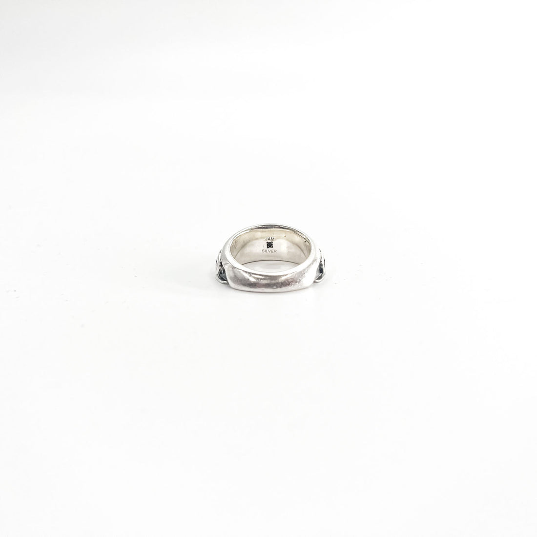 JAM HOME MADE シルバー ハーフカレッジリング 指輪 15号 SILVER