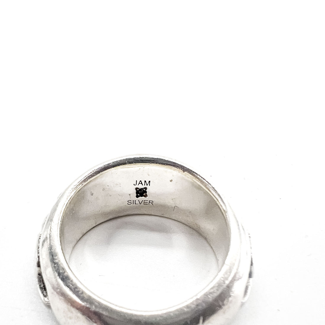 JAM HOME MADE シルバー ハーフカレッジリング 指輪 15号 SILVER