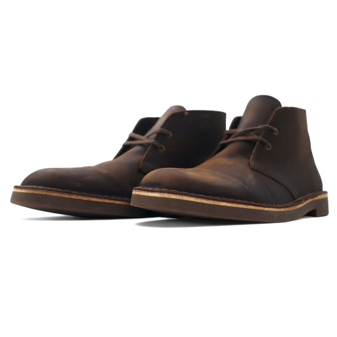 Clarks チャッカブーツ 27.5cm ブラウン レザー 15522