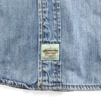 Levi's Signature Oversized Denim Button-Down Shirt, 3XL, Indigo, Blue, Cotton