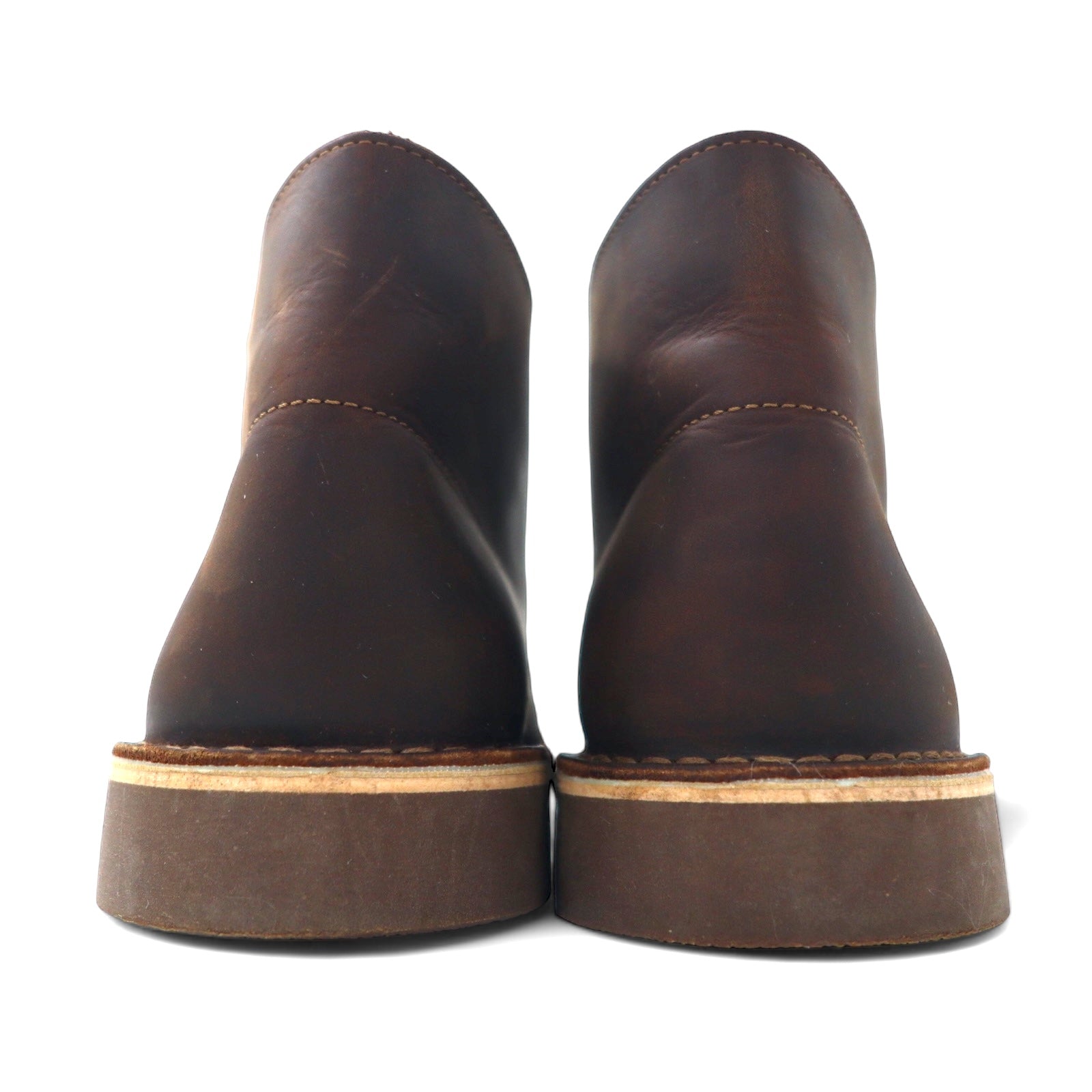 Clarks Chukka Boots 27.5cm Brown Leather 15522