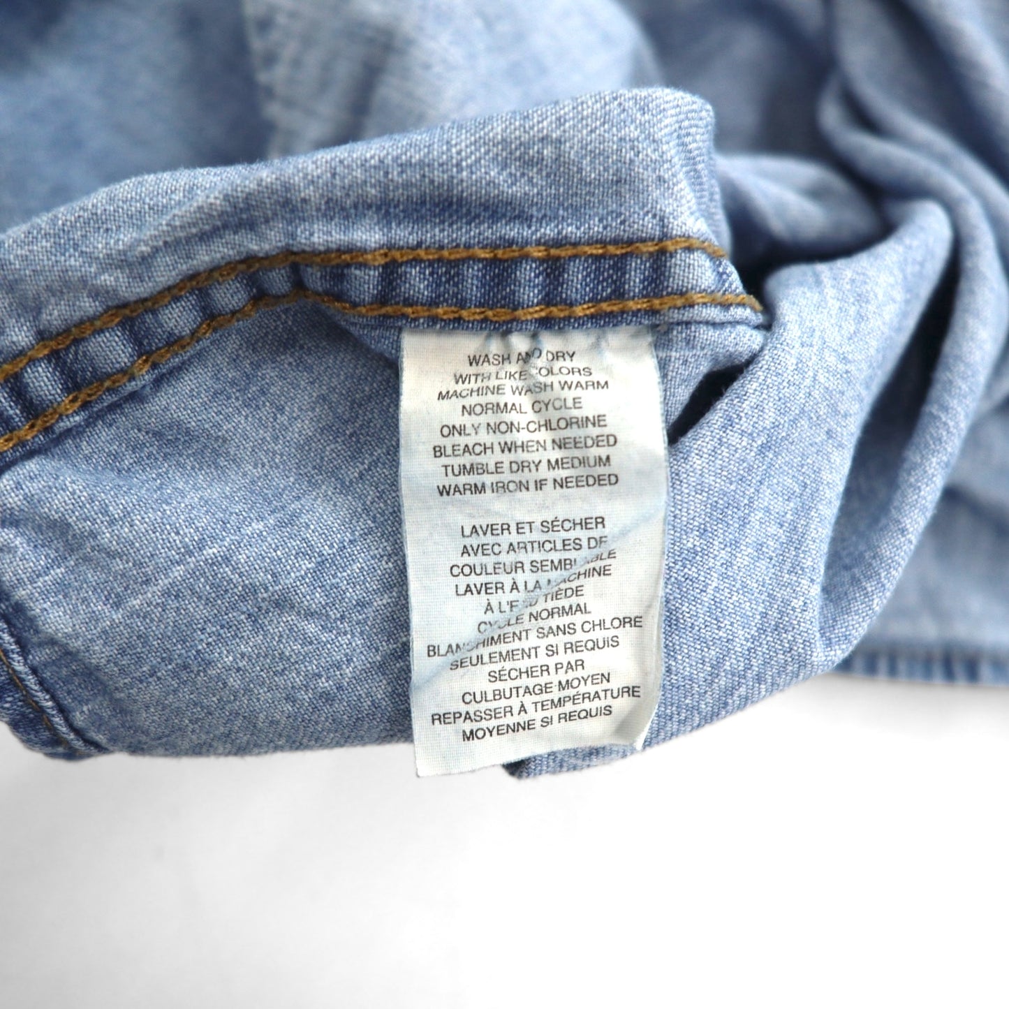 Levi's Signature Oversized Denim Button-Down Shirt, 3XL, Indigo, Blue, Cotton