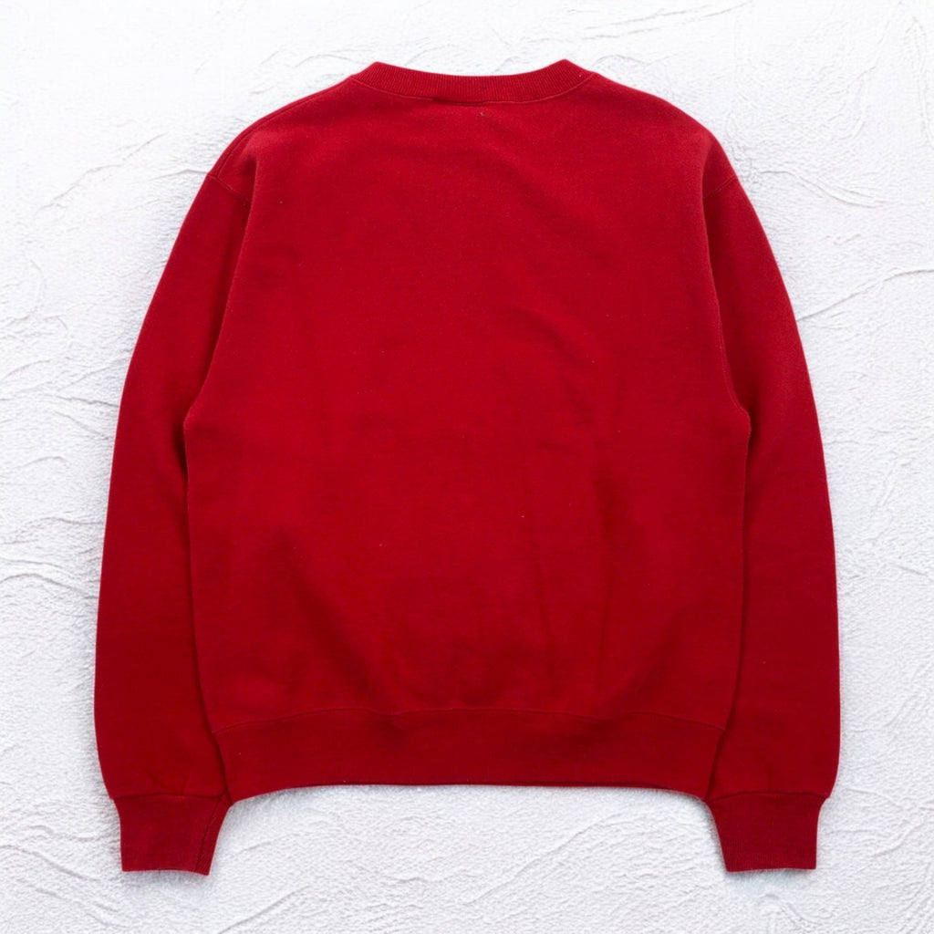Lee USA Made 90s NFL Print Sweatshirt L Red Fleece Football San Francisco 49ers