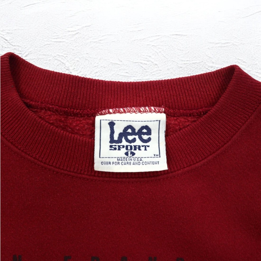 Lee USA Made 90s NFL Print Sweatshirt L Red Fleece Football San Francisco 49ers