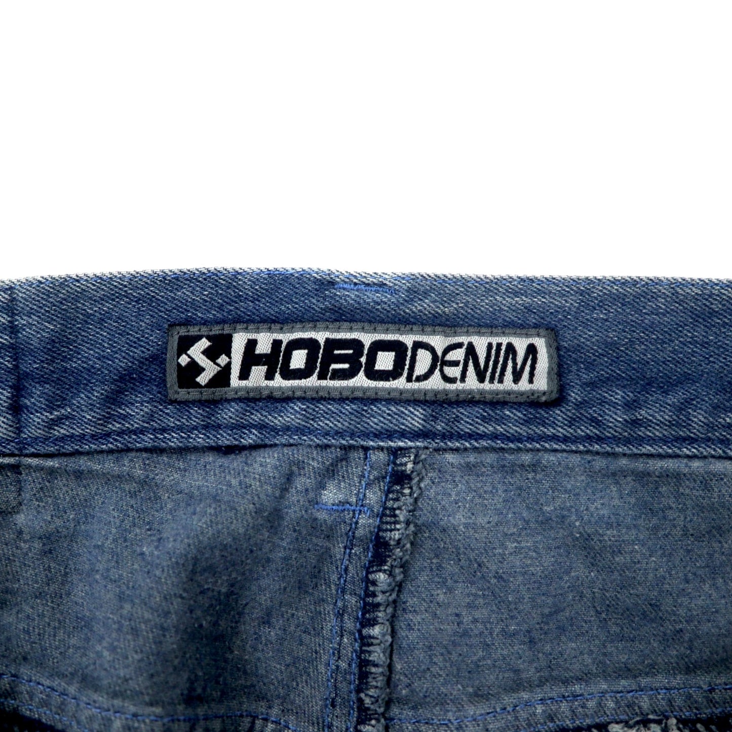 HOBO DENIM 90年代 バギー デニムパンツ W88 ブルー コットン