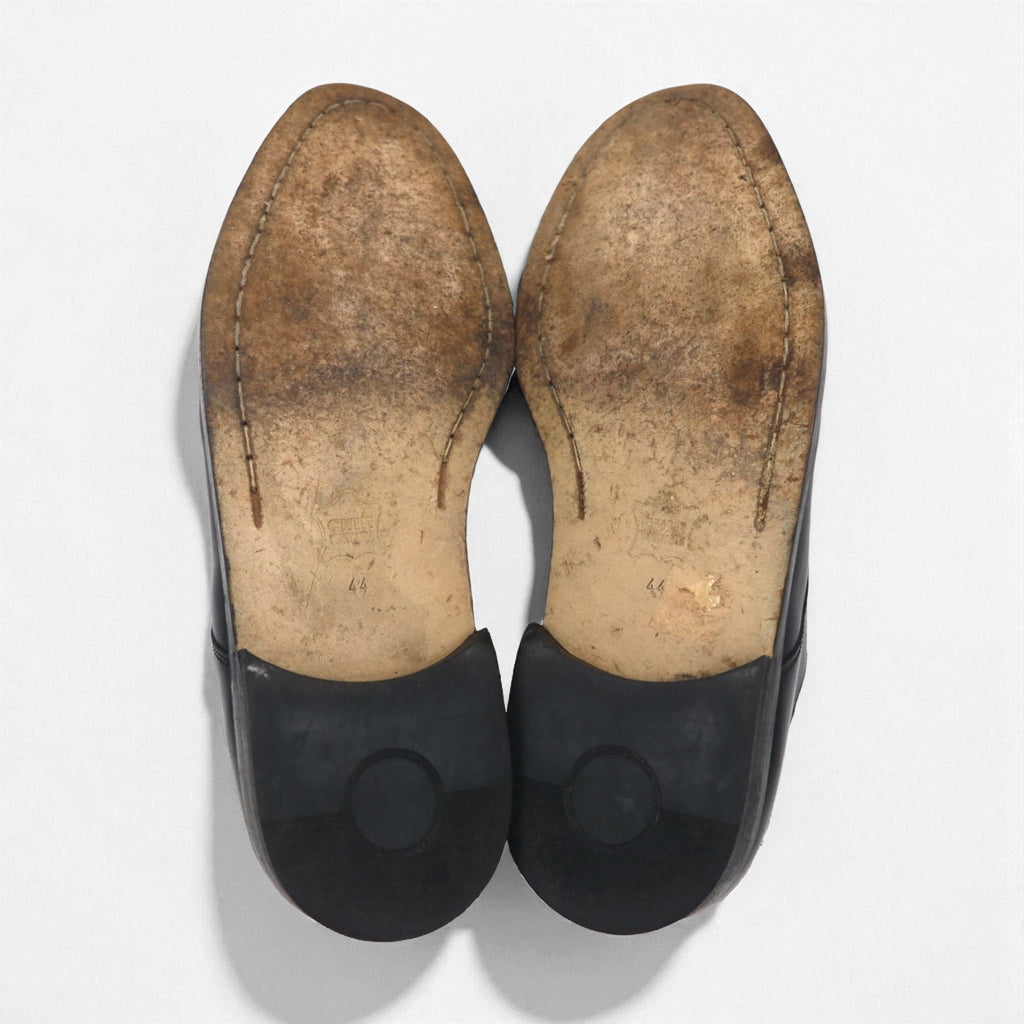 ANDRE Dress Shoes, Straight Tip, Size 29cm, Black Leather, Wingtip