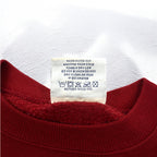 Lee USA Made 90s NFL Print Sweatshirt L Red Fleece Football San Francisco 49ers