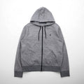 Polo Ralph Lauren Zip Hoodie, Large, Gray, Stretch, Small Pony Embroidery