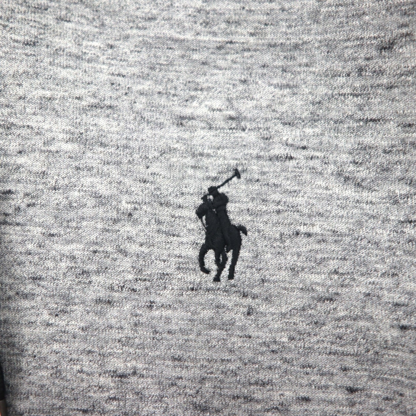 Polo Ralph Lauren Zip Hoodie, Large, Gray, Stretch, Small Pony Embroidery