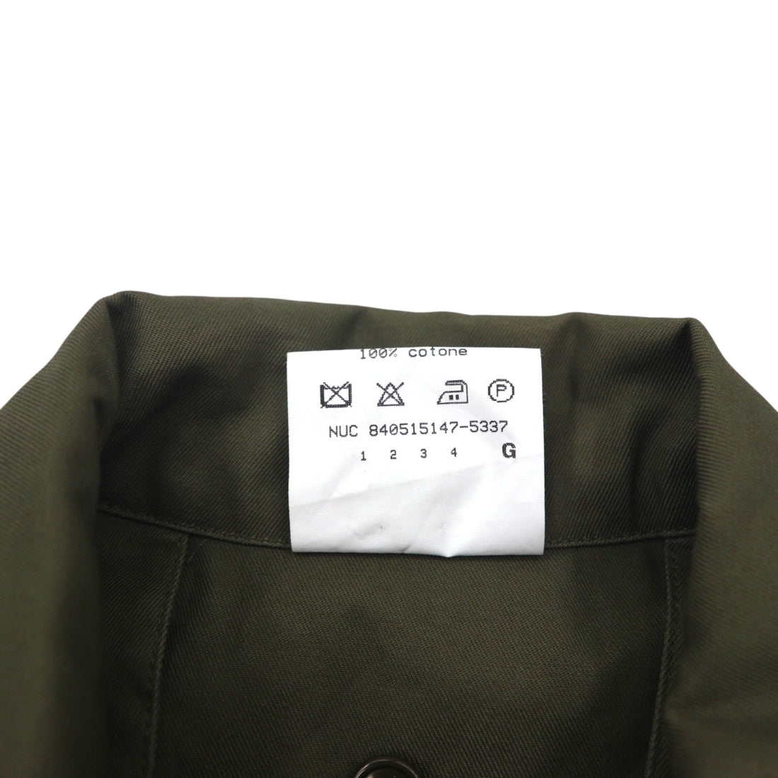 Vintage Italian Army M-90 Field Jacket by Radici Tessuti, 2000s, Military Italian Army Field Jacket, Size L, Drawcord, Epaulettes