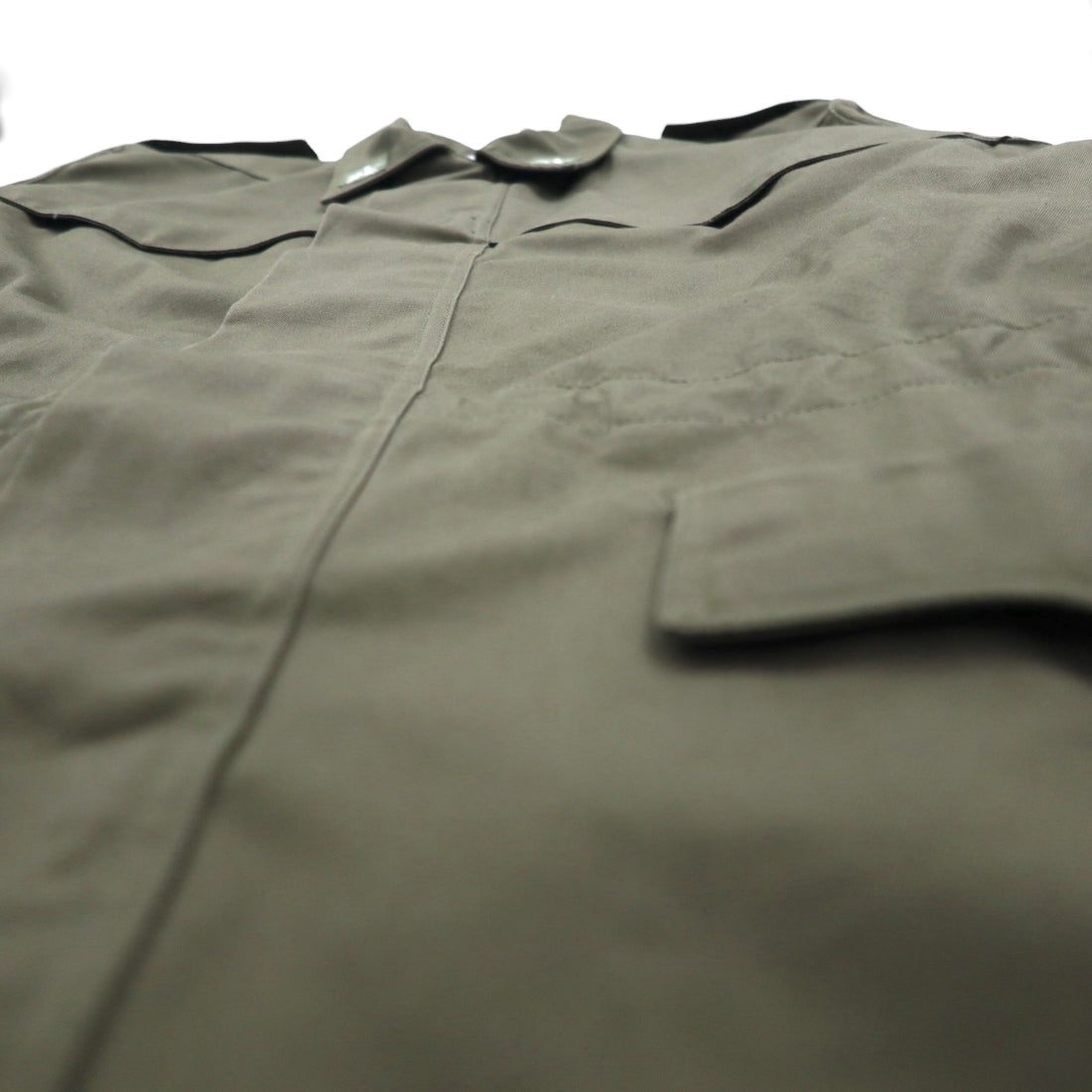 Vintage Italian Army M-90 Field Jacket by Radici Tessuti, 2000s, Military Italian Army Field Jacket, Size L, Drawcord, Epaulettes