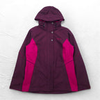 Columbia Omni-Tech Waterproof Mountain Parka S Purple Detachable Hood Bugaboo Parka WL7109