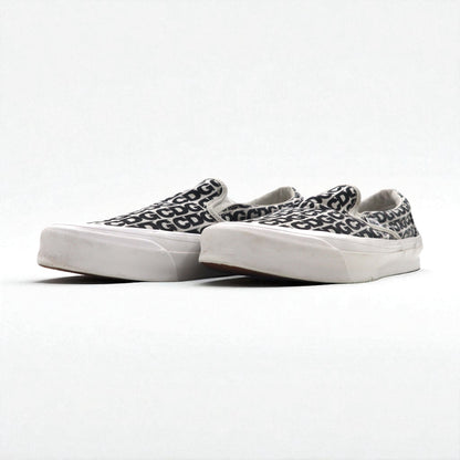 CDG (COMME des GARCONS) x VANS Slip-On Sneakers 27cm White Canvas Volt VAULT OG Classic