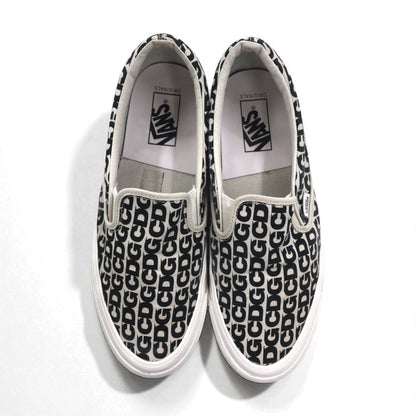 CDG (COMME des GARCONS) x VANS Slip-On Sneakers 27cm White Canvas Volt VAULT OG Classic