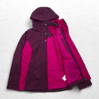 Columbia Omni-Tech Waterproof Mountain Parka S Purple Detachable Hood Bugaboo Parka WL7109