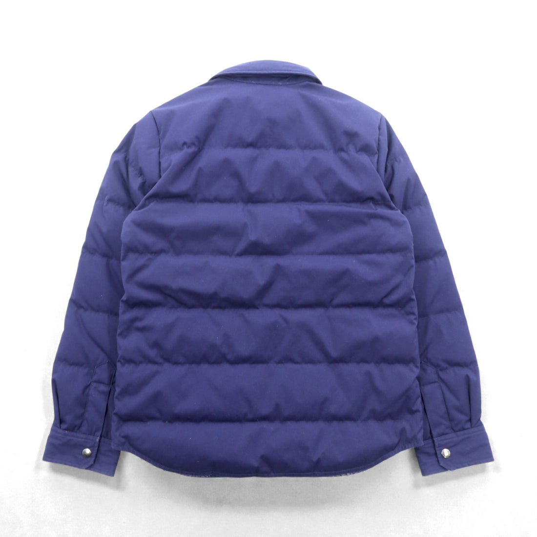 THE NORTH FACE PURPLE LABEL 65/35 Cloth Down Shirt Jacket, Size M, Navy, Snap Buttons, Chest Pocket, Photonic Bayhead Cloth, ND2363N