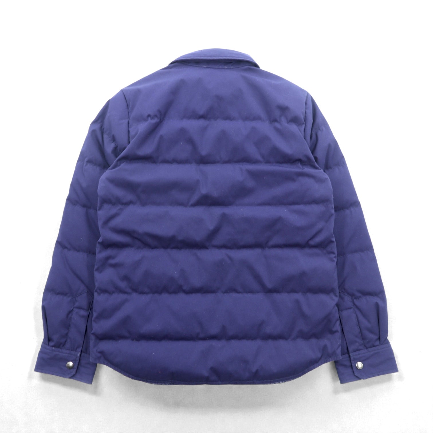 THE NORTH FACE PURPLE LABEL 65/35クロス ダウンシャツ ジャケット M ネイビー スナップボタン 胸ポケット 光電子 Bayhead Cloth ND2363N
