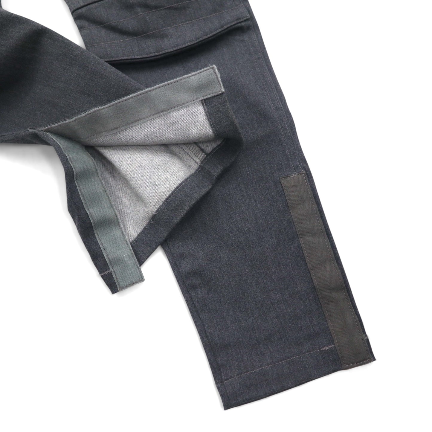 John UNDERCOVER ストレッチ モトクロスパンツ L グレー スリット JUQ4502 日本製