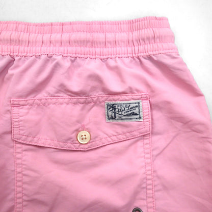 POLO RALPH LAUREN 水陸両用 スイムショーツ ショートパンツ XL ピンク ナイロン スモールポニー刺繍