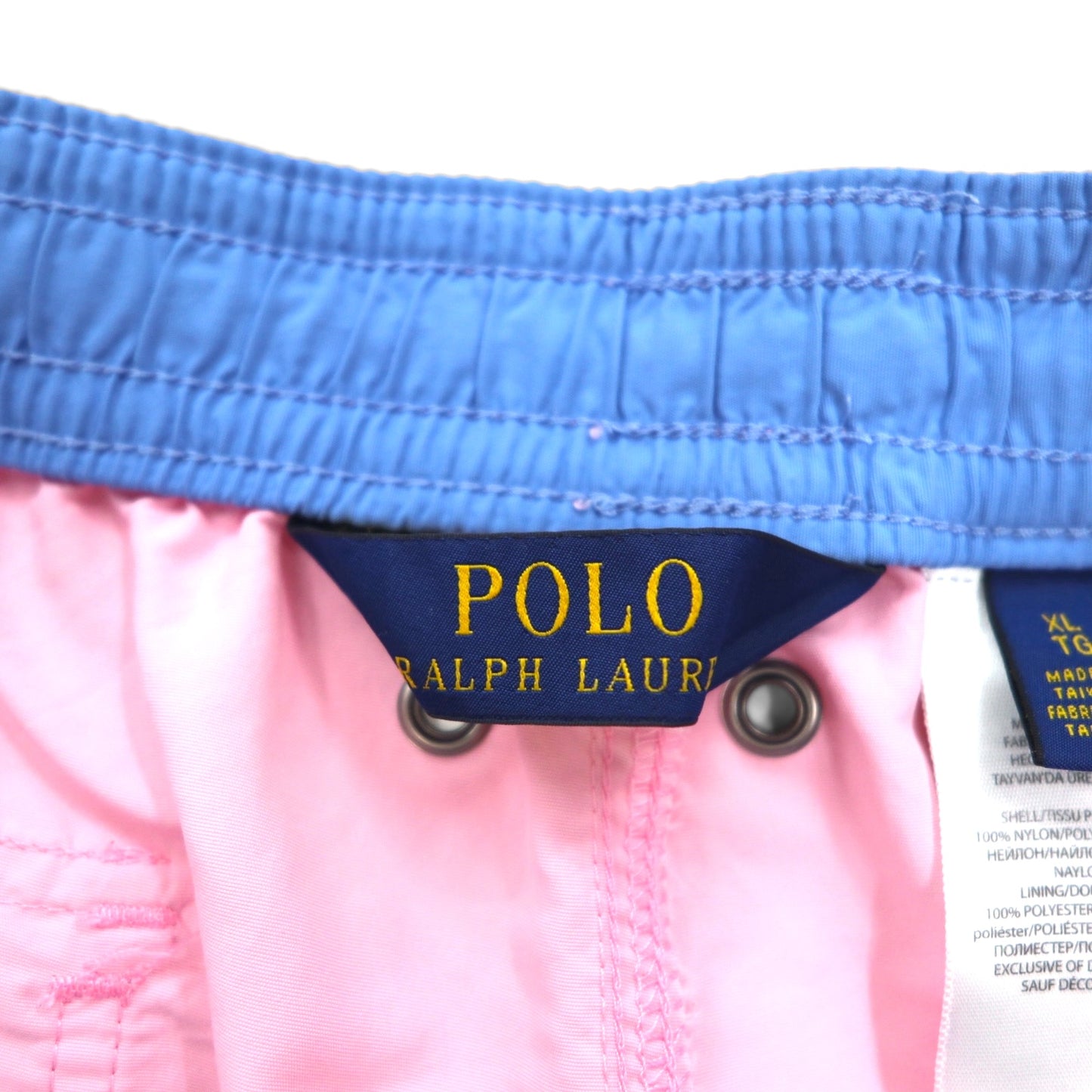 POLO RALPH LAUREN 水陸両用 スイムショーツ ショートパンツ XL ピンク ナイロン スモールポニー刺繍