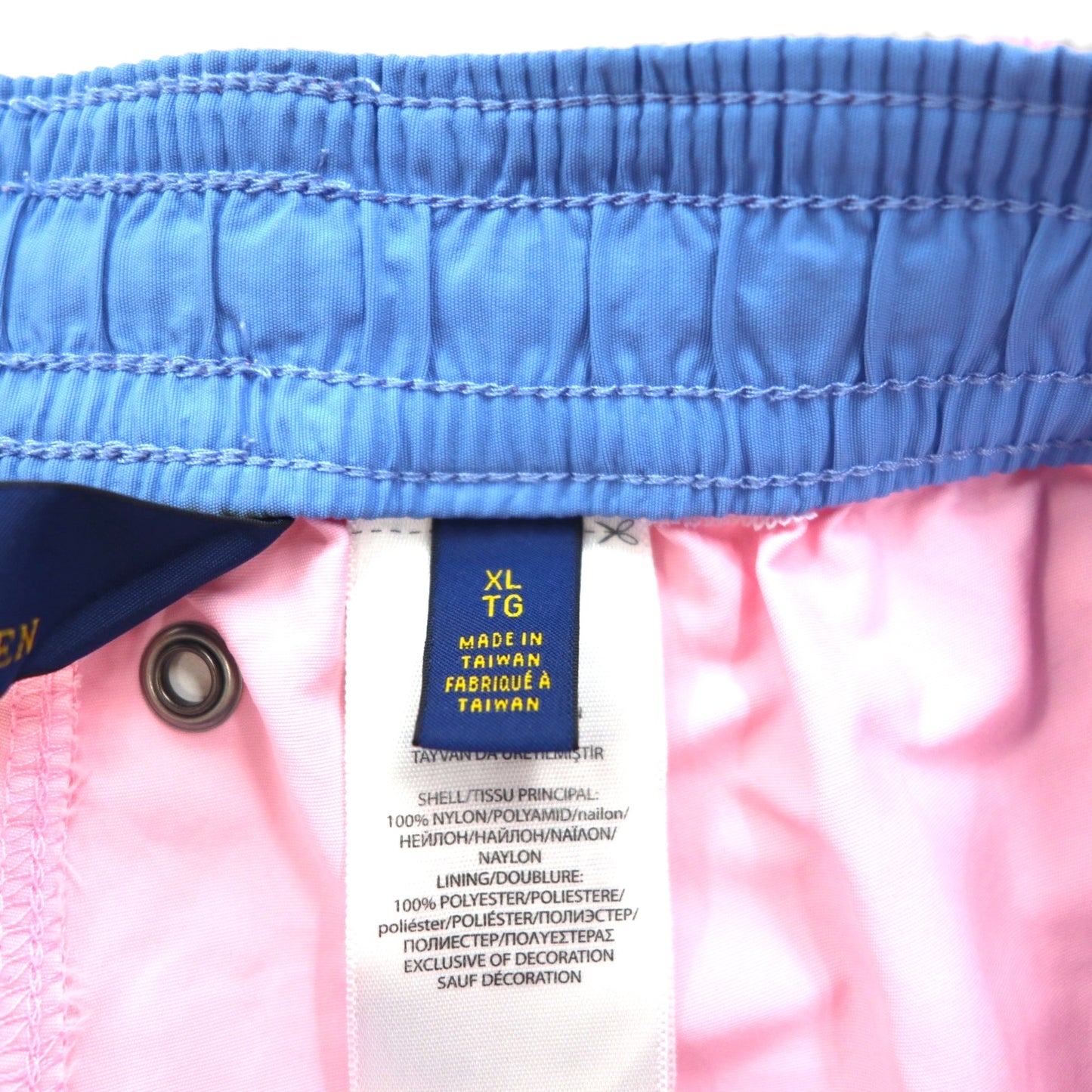 POLO RALPH LAUREN 水陸両用 スイムショーツ ショートパンツ XL ピンク ナイロン スモールポニー刺繍