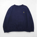 Polo Ralph Lauren Navy V-neck sweatshirt, size 2XL, with small pony embroidery
