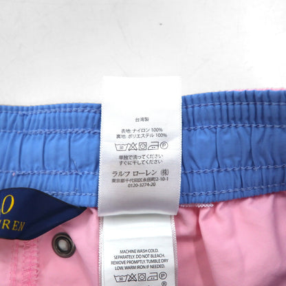 POLO RALPH LAUREN 水陸両用 スイムショーツ ショートパンツ XL ピンク ナイロン スモールポニー刺繍