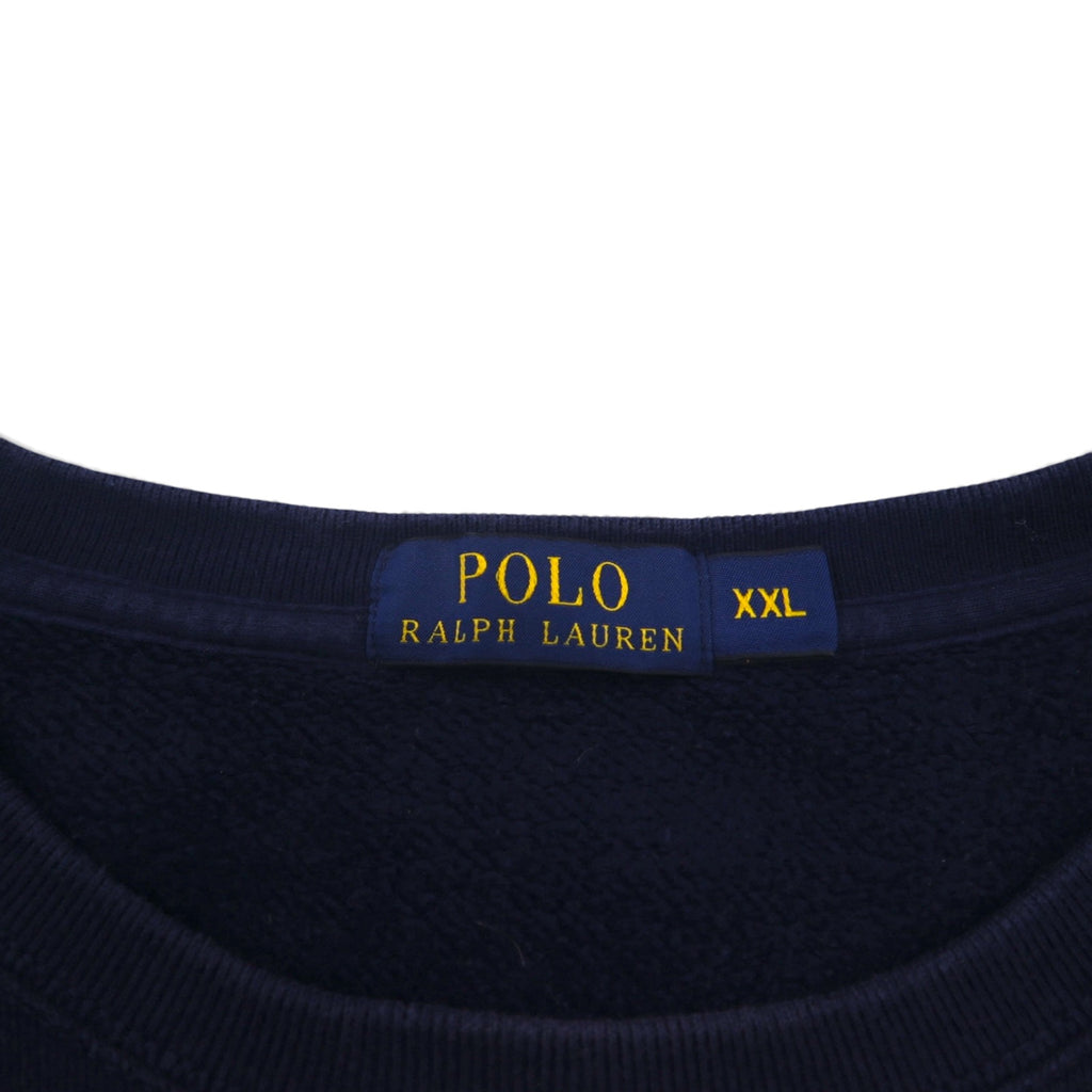 Polo Ralph Lauren Navy V-neck sweatshirt, size 2XL, with small pony embroidery