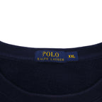 Polo Ralph Lauren Navy V-neck sweatshirt, size 2XL, with small pony embroidery
